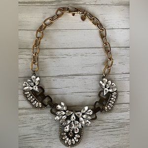 Vintage Betsey Johnson Beautiful Crystal Statement Necklace
